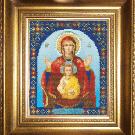DIY Beadwork kit "The Icon of the Mother of God of the Sign"