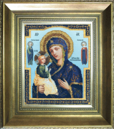 DIY Beadwork kit "The Jerusalem Icon of the Mother of God"