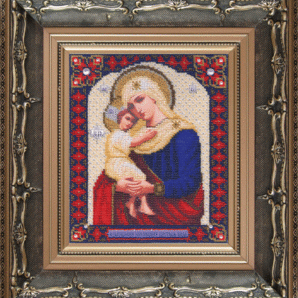 DIY Beadwork kit "The Icon of the Mother of God In Search of the Perishing"