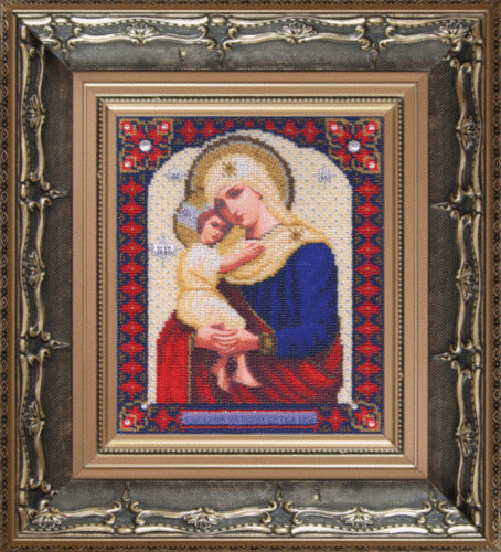 DIY Beadwork kit "The Icon of the Mother of God In Search of the Perishing"