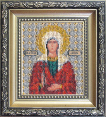 DIY Beadwork kit "The Icon of St. Martyr Larisa"