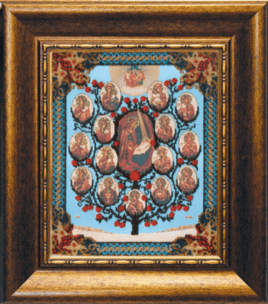DIY Beadwork kit "The Icon of the Mother of God The Tree of the Virgin"