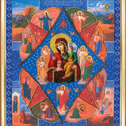 DIY Beadwork kit "The Icon of the Mother of God Burning Bush"