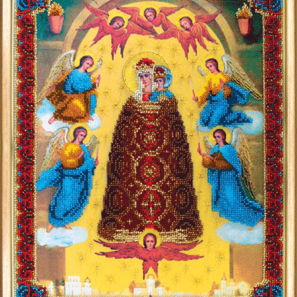 DIY Beadwork kit "The Icon of the Mother of God The Enlightening"