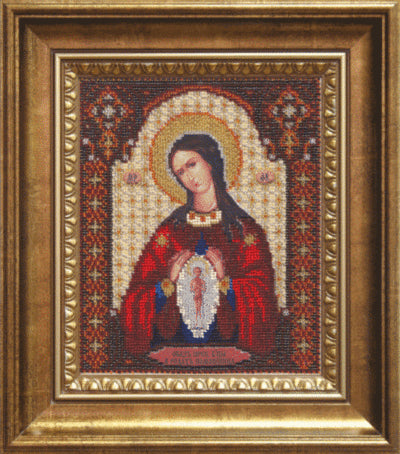 DIY Beadwork kit "The Icon of the Mother of God Succor in Travail"