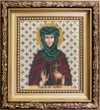 DIY Beadwork kit "The Icon of St. Martyr Eugenia"