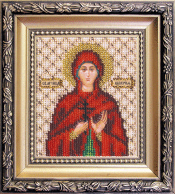 DIY Beadwork kit "The Icon of St. Martyr Valeria"