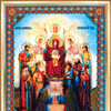 DIY Beadwork kit "The Icon of The Laudation of the Most Holy Theotokos"