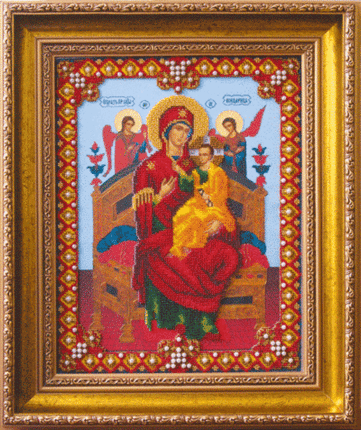 DIY Beadwork kit "The Icon of the Holy Mother of God"
