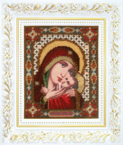 DIY Beadwork kit "The Kasperovskaya Icon of the Mother of God"