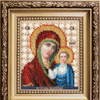 DIY Beadwork kit "The Kazan Icon of the Mother of God"