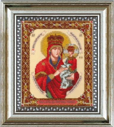 DIY Beadwork kit "The Icon of the Virgin Mary Warrantress of the Sinful"