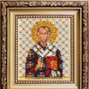 DIY Beadwork kit "The Icon of St. Gennadius, archbishop of Novgorod"