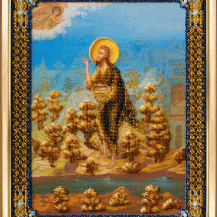 DIY Beadwork kit "The Icon of the Nativity of St. John, the Glorious Prophet, Precursor and the Baptist"