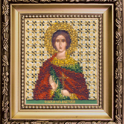 DIY Beadwork kit "The Icon of St. Martyr Anatoliy"