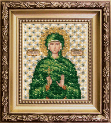 DIY Beadwork kit "The Icon of St. Martyr Marina"