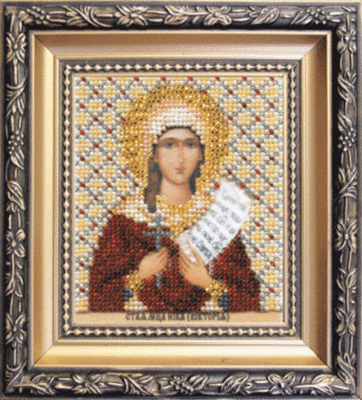 DIY Beadwork kit "The Icon of St. Martyr Nika (Victoria)"