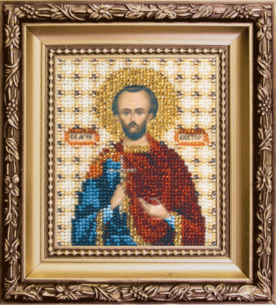 DIY Beadwork kit "The Icon of St. Martyr Victor"