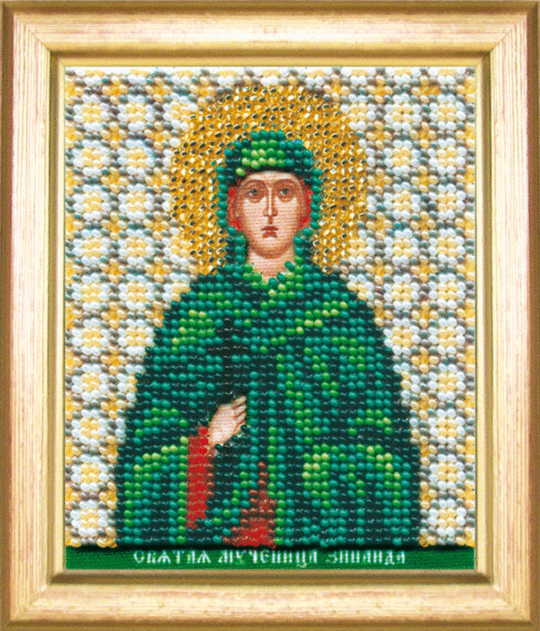 DIY Beadwork kit "The Icon of St. Zinaida"