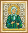 DIY Beadwork kit "The Icon of Blessed Xenia of St. Peterburg"