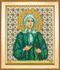 DIY Beadwork kit "The Icon of Blessed Xenia of St. Peterburg"