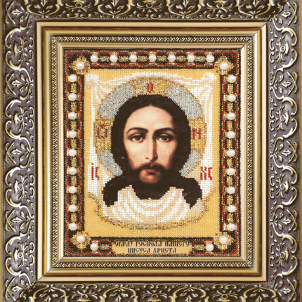 DIY Beadwork kit "The Icon of Our Lord Jesus Christ"