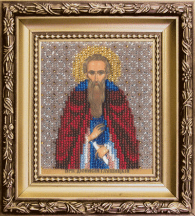 DIY Beadwork kit "The Icon of St. Dionysia, superior Glishitskiy"