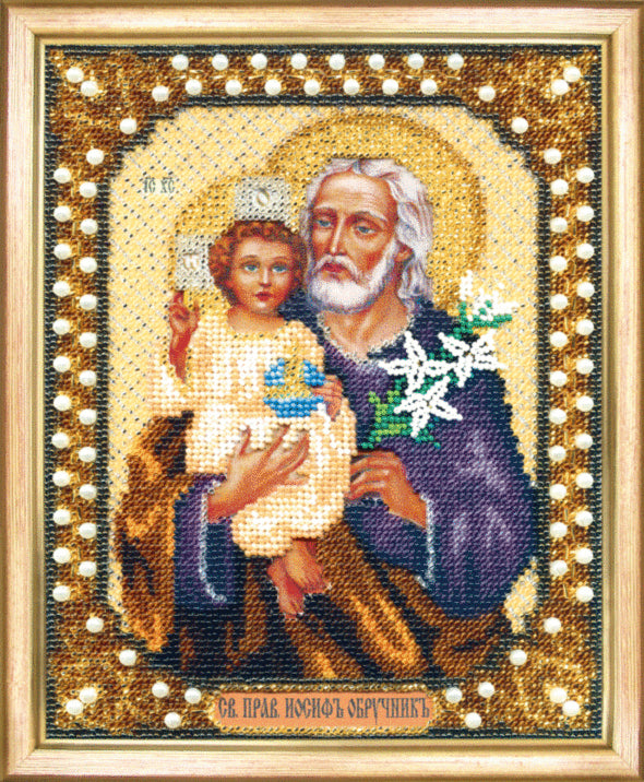 DIY Beadwork kit "The Icon of St. Joseph"