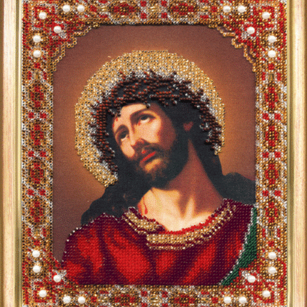 DIY Beadwork kit "The Icon of Jesus Christ"
