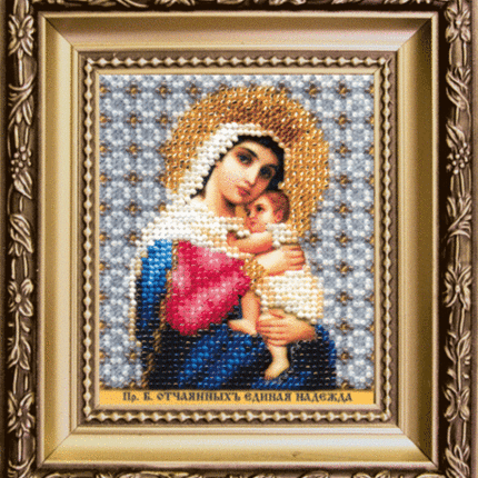 DIY Beadwork kit "The Icon of the Mother of God. Desperate single hope"