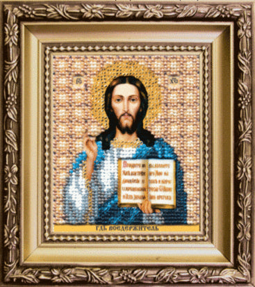 DIY Beadwork kit "The Icon of Lord Jesus Christ"