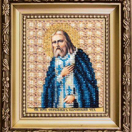 DIY Beadwork kit "The Icon of Rev. Seraphim Sarovskiy"