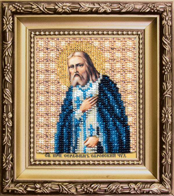 DIY Beadwork kit "The Icon of Rev. Seraphim Sarovskiy"