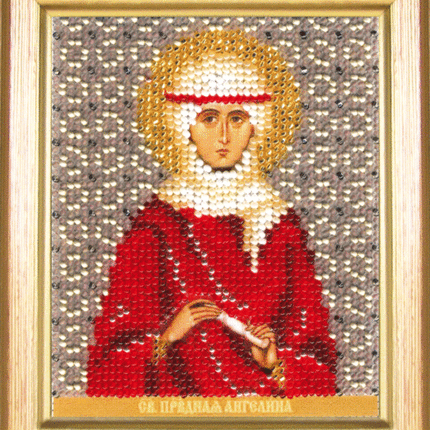 DIY Beadwork kit "The Icon of St. Angelina"