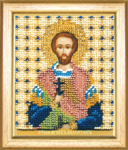 DIY Beadwork kit "The Icon of St. Martyr Valentin"