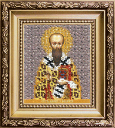 DIY Beadwork kit "The Icon of St.Vasily the Great"