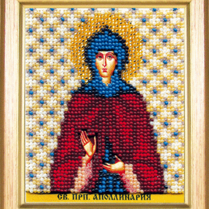 DIY Beadwork kit "The Icon of St. Appolinaria"
