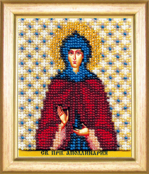 DIY Beadwork kit "The Icon of St. Appolinaria"