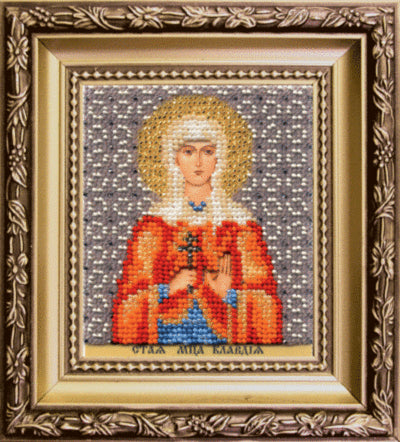 DIY Beadwork kit "The Icon of St. Martyr Klavdia"