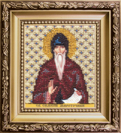 DIY Beadwork kit "The Icon of St. Simeon Mirotochivy"