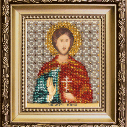 DIY Beadwork kit "The Icon of St. Martyr Inna"