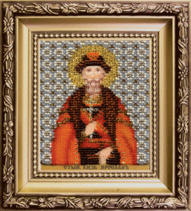 DIY Beadwork kit "The Icon of St. Yaroslav the Wise"