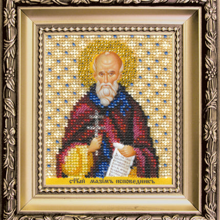 DIY Beadwork kit "The Icon of Maximus the Confessor"