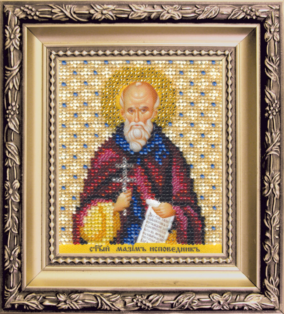 DIY Beadwork kit "The Icon of Maximus the Confessor"