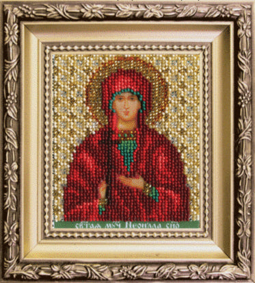 DIY Beadwork kit "The Icon of St. Martyr Neonilla"