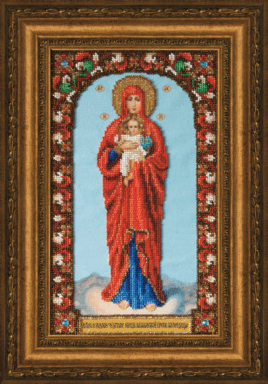 DIY Beadwork kit "The Valaam Icon of the Mother of God"