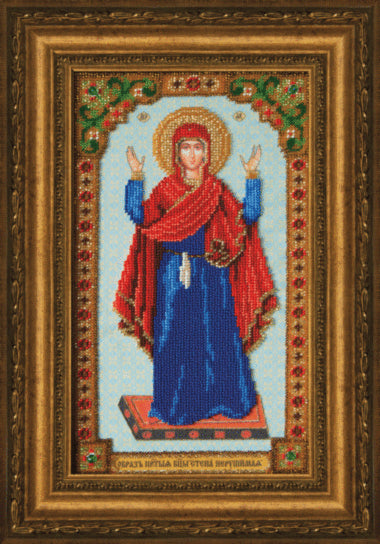 DIY Beadwork kit "The Icon of the Mother of God of the Inviolable Wall"