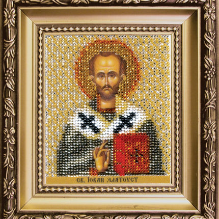 DIY Beadwork kit "The Icon of St. Ioann Zlatoust"