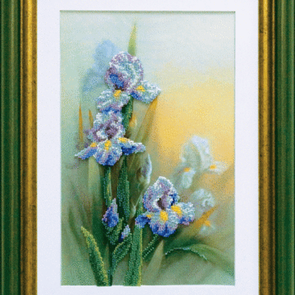 DIY Beadwork kit "Irises"