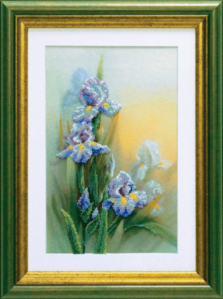 DIY Beadwork kit "Irises"